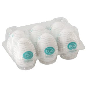 Masturbator-Ei »Wavy« mit Reizrillen