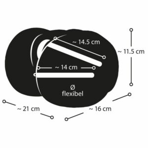 innen mit Stimulationsrillen und -noppen