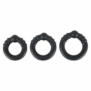 3-teiliges Penisringset „Heavy Silicone Cock Rings“