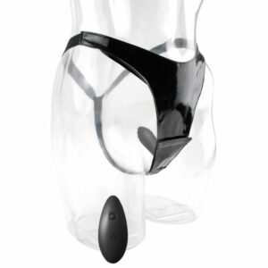 Dildo-String inklusive einsetzbarem Vibrobullet