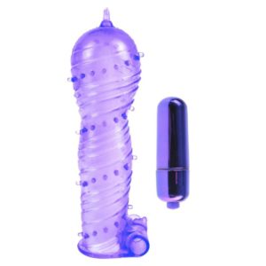 Penishülle „Textured Sleeve and Bullet“