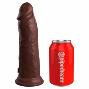 Naturdildo „8“ Dual Density Silicone Cock“ mit extra starkem Saugfuß