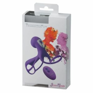 Paarvibrator „Twosome Fun“ mit Penis-/Hodenring und Klitorisstimulator