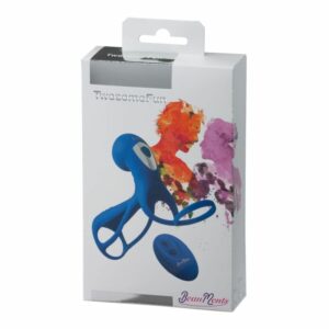 Paarvibrator „Twosome Fun“ mit Penis-/Hodenring und Klitorisstimulator