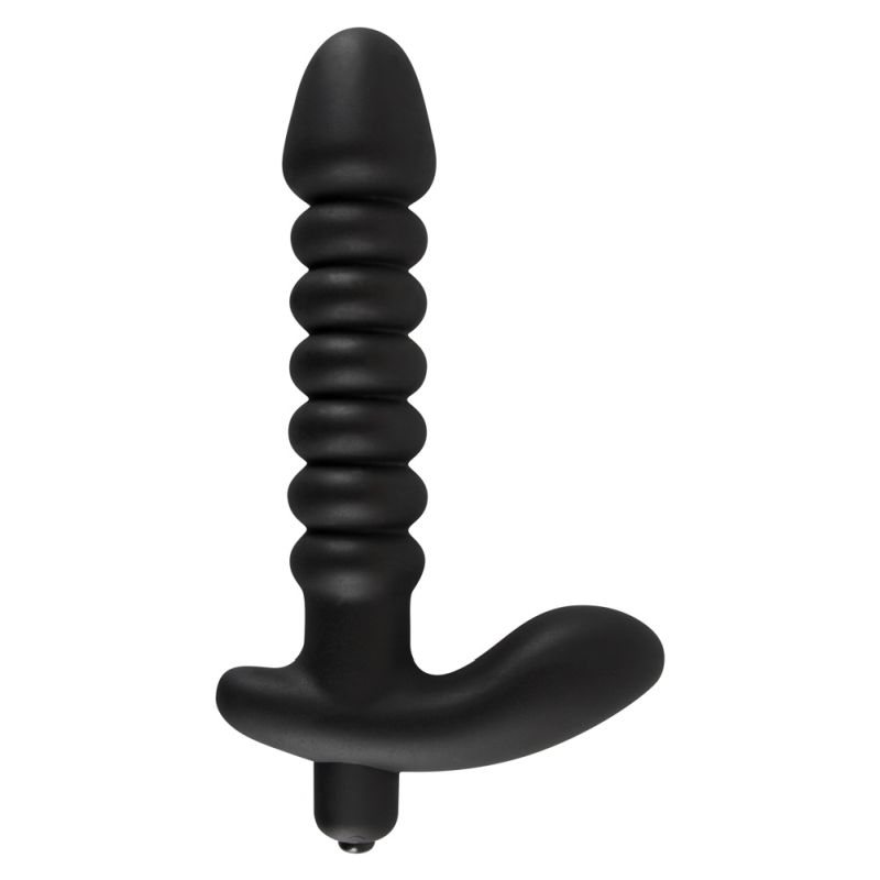 Analdildo »Medium« mit Vibration und Perineum-Stimulator Analdildo »Medium« mit Vibration und Perineum-Stimulator