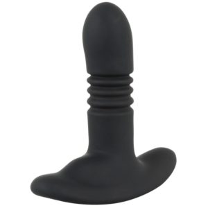 Analplug „Thrusting & Vibrating Butt Plug“ mit 12 Vibrations-/Stoßmodi per kabelloser Fernbedienung