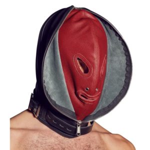 Doppelmaske aus Echtleder