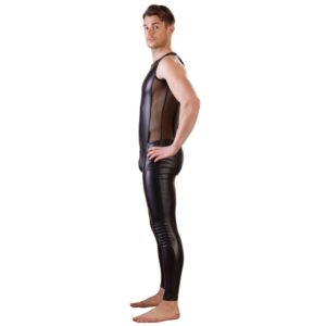schwarzer Mattlook/Netz-Mix