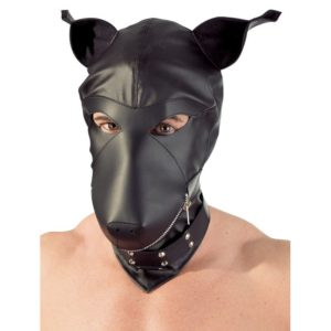 Maske »Dog Mask« aus Lederimitat mit Reißverschluss