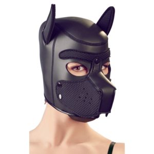 Hundekopfmaske aus Neopren