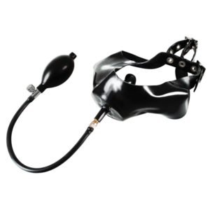 Latex Knebel »Inflatable« in Penisform